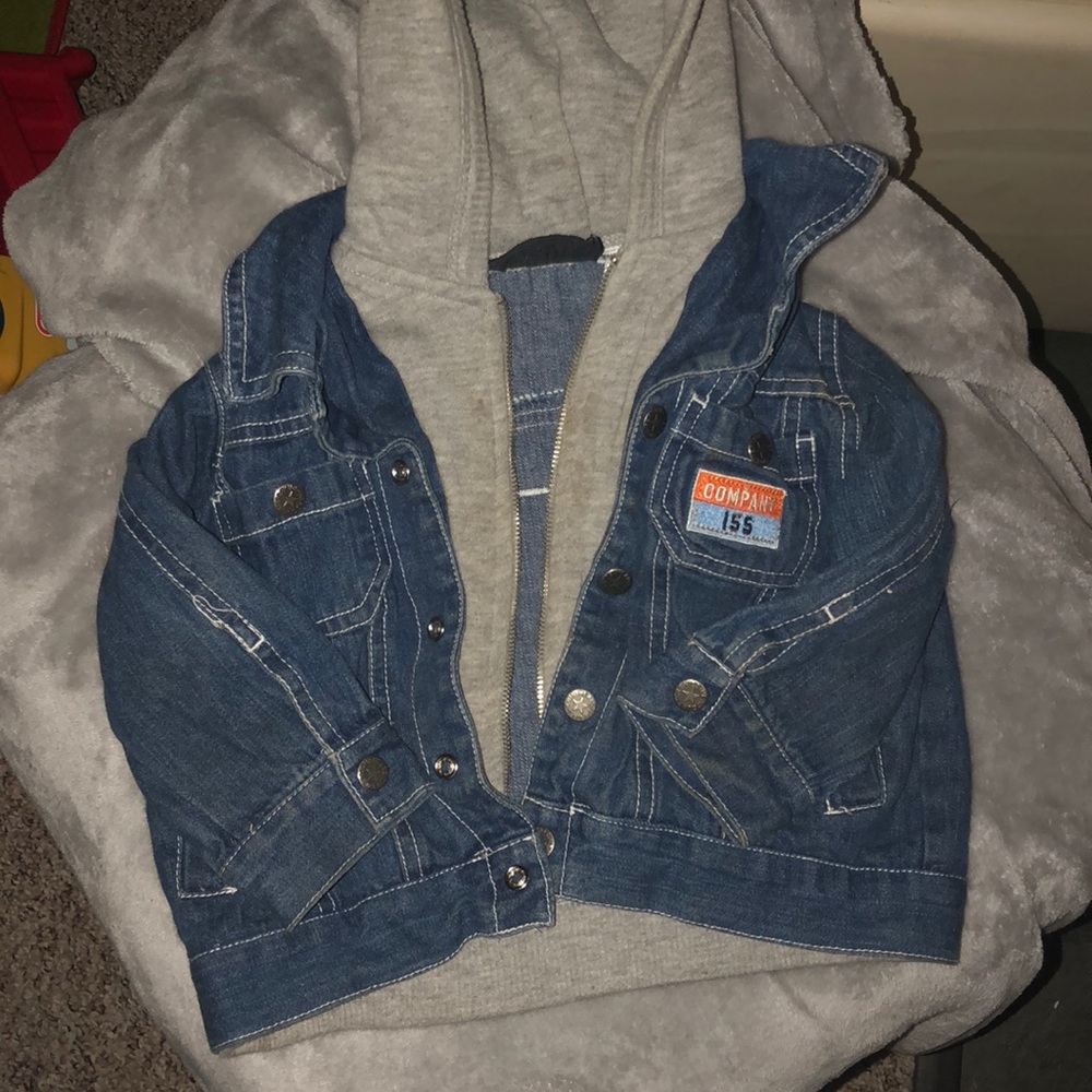 Toddler boy jean jacket